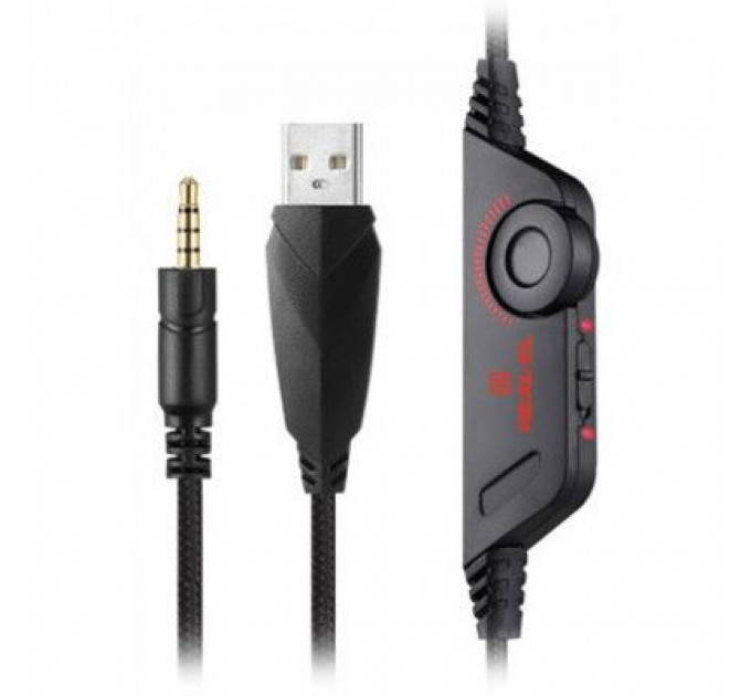 Навушники REAL-EL GDX-7650 Black-Red