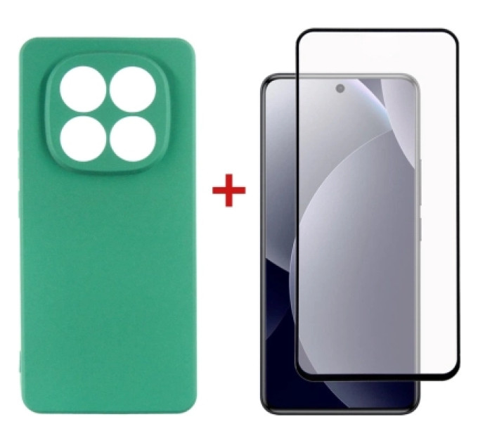 Dengos Чохол до мобільного телефона Dengos Soft Cover + Glass Xiaomi Redmi Note 15 Pro 4G Mint (DG-KM-196)