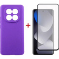 Dengos Чохол до мобільного телефона Dengos Carbon Cover + Glass Xiaomi Redmi Note 15 Purple (DG-KM-190)