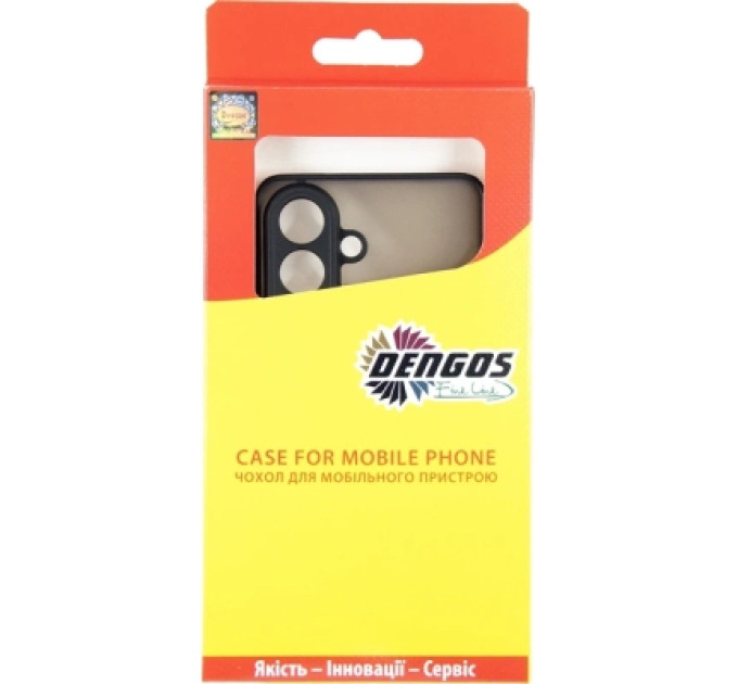 Dengos Чохол до мобільного телефона Dengos Matte Samsung Galaxy S26 Black (DG-TPU-MATT-174)