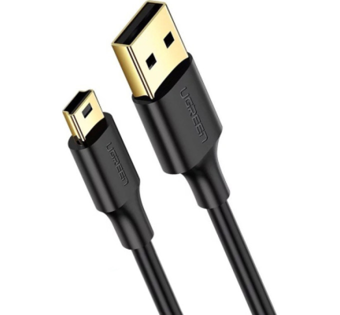 Ugreen Дата кабель USB 2.0 AM to Mini 5P 3.0m 2A PVC black Ugreen (UGR-10386)