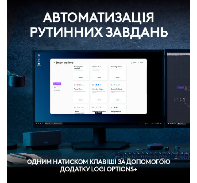 Logitech Комплект Logitech MX Keys S Plus Palmrest Wireless UA Graphite (920-011614)