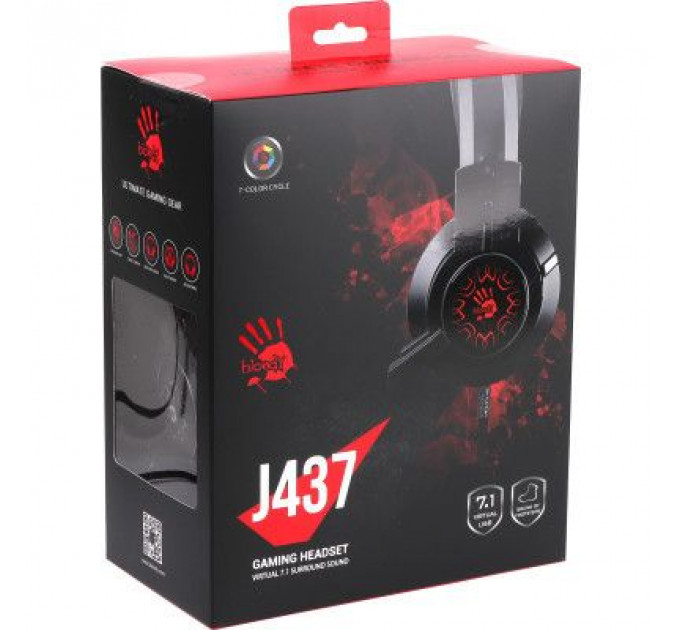 Навушники A4Tech Bloody J437 Black