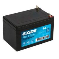 Акумулятор автомобільний EXIDE START-STOP AGM 14Ah бокова(+/-) (200EN) (EK143)