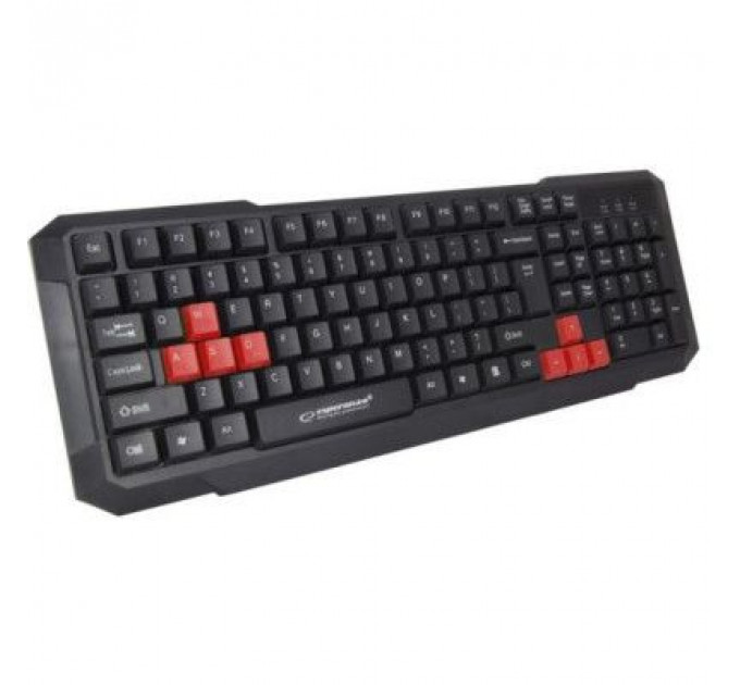 Клавіатура Esperanza EGK102 Red USB (EGK102RUA)
