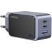 Ugreen Зарядний пристрій Ugreen 3xUSB 65W (2xUSB-C+USB-A) Gan Nexode Fast Charger Grey X553 (35042)