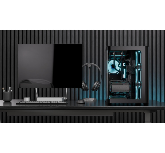 AeroCool Корпус AeroCool P500C-G-BK-v1 (ACCM-PN01043.11) Black без БЖ