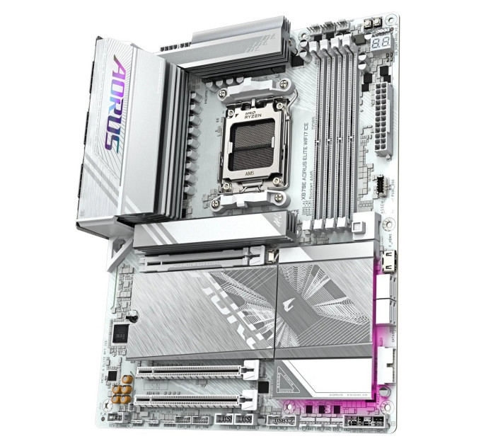 GIGABYTE Материнська плата Gigabyte X870E Aorus Elite WiFi7 Ice Socket AM5