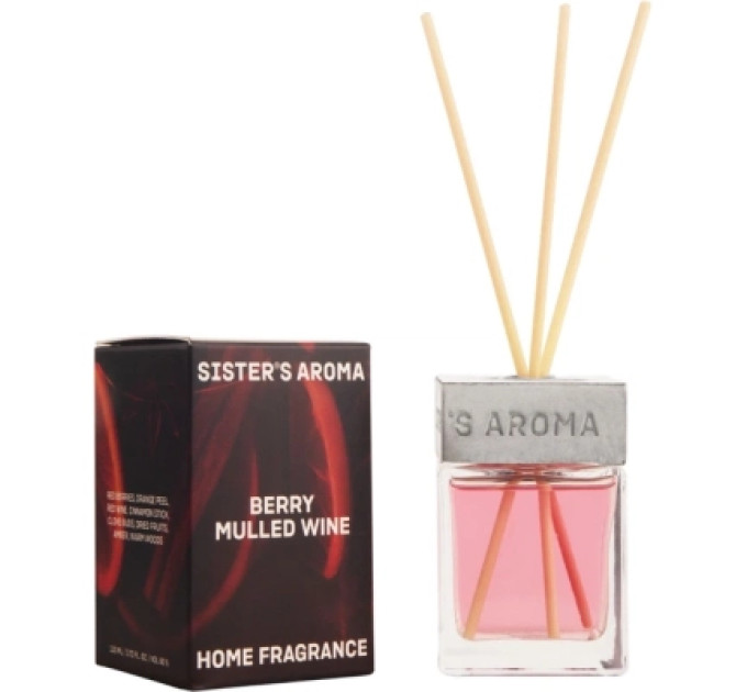 Sister's Aroma Аромадифузор Sister's Aroma Berry Mulled Wine 110 мл (4820227786336)