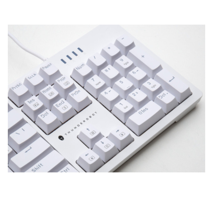 Thunderobot Клавіатура Thunderobot K104 Red Switch USB UA White (6932066308162)