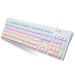Thunderobot Клавіатура Thunderobot K104 Red Switch USB UA White (6932066308162)