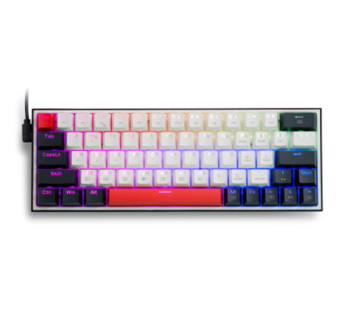 Thunderobot Клавіатура Thunderobot K63 RGB Red Switch USB UA White (6932066313449)