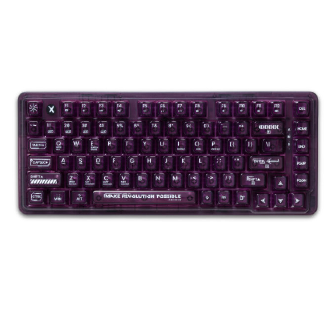 Thunderobot Клавіатура Thunderobot K75 TKL RGB Tri-mode Violet Mist Moon Switch UA Purple (6932066305550)