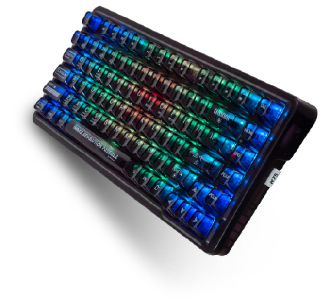 Thunderobot Клавіатура Thunderobot K75 TKL RGB Tri-mode Violet Mist Moon Switch UA Purple (6932066305550)