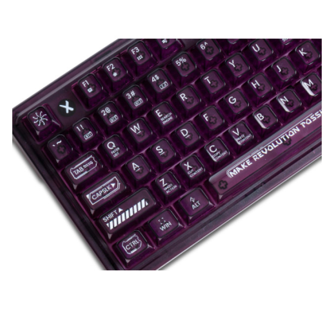 Thunderobot Клавіатура Thunderobot K75 TKL RGB Tri-mode Violet Mist Moon Switch UA Purple (6932066305550)