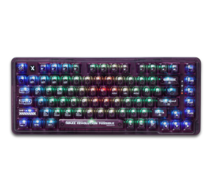 Thunderobot Клавіатура Thunderobot K75 TKL RGB Tri-mode Violet Mist Moon Switch UA Purple (6932066305550)