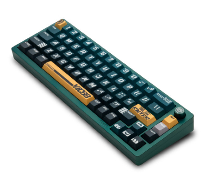 Thunderobot Клавіатура Thunderobot VIC68 TTC Ultra RGB King Magnetic Switch USB UA Parrot Green (6932066320188)