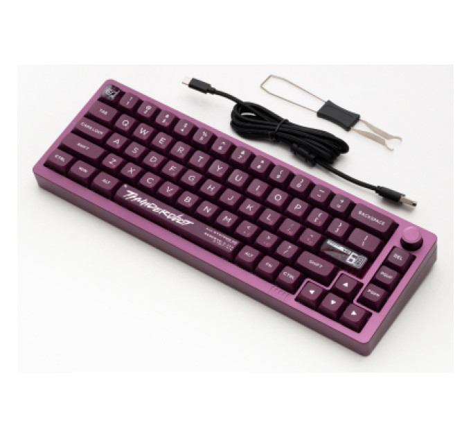 Thunderobot Клавіатура Thunderobot VIC68 Gateron Magnetic Jade Switch Purple USB UA (6932066317201)