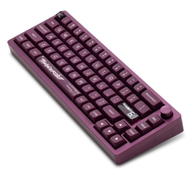 Thunderobot Клавіатура Thunderobot VIC68 Gateron Magnetic Jade Switch Purple USB UA (6932066317201)