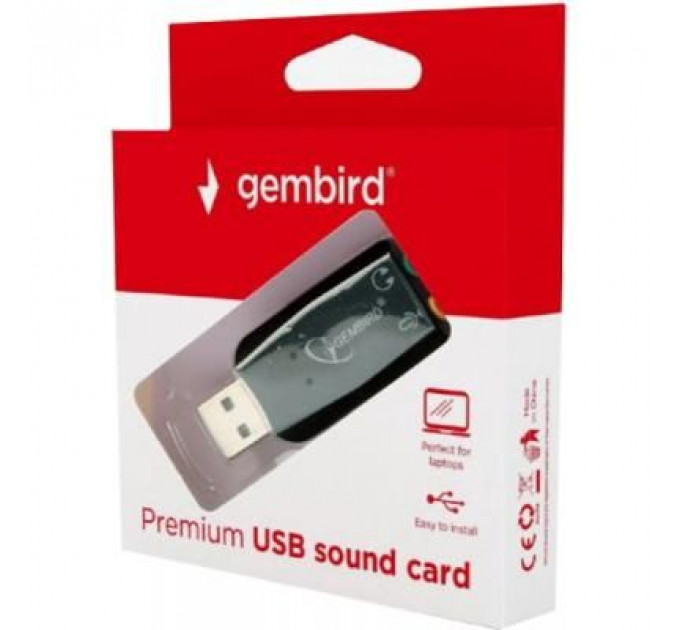 Перехідник USB2.0-Audio Gembird (SC-USB2.0-01)