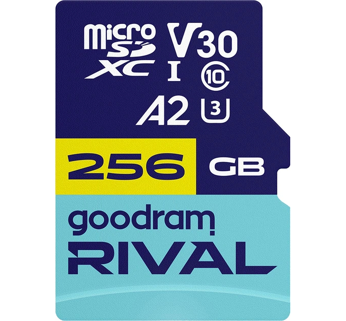 Goodram Карта пам`яті MicroSDXC 256GB UHS-I/U3 Class 10 Goodram + SD-adapter R170/W120MB/s + SD-adapter (GGSM2AA-2560R12)
