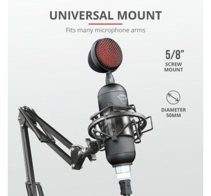Мікрофон Trust GXT 244 Buzz USB Streaming Microphone Black (23466)
