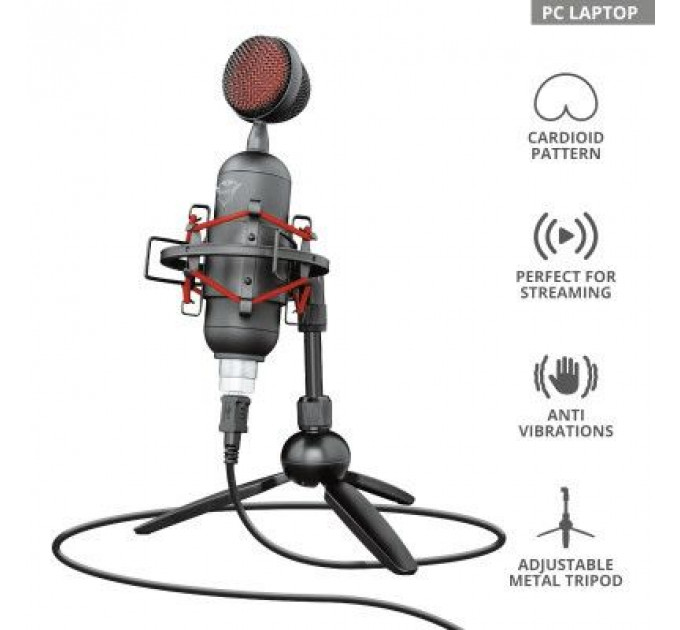Мікрофон Trust GXT 244 Buzz USB Streaming Microphone Black (23466)