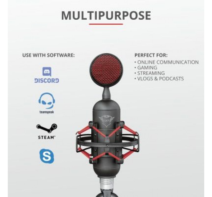 Мікрофон Trust GXT 244 Buzz USB Streaming Microphone Black (23466)