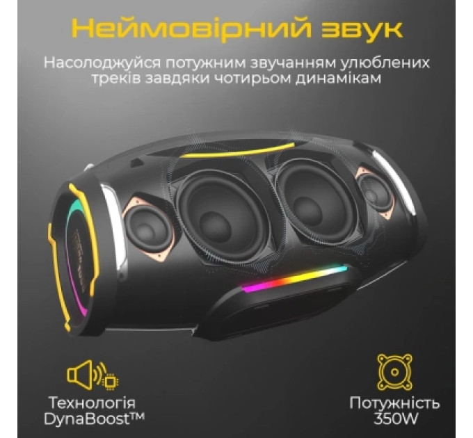 HIFuture Акустична система HiFuture BoomBeat Black (boombeat.black)