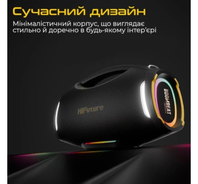 HIFuture Акустична система HiFuture BoomBeat Black (boombeat.black)