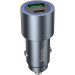 HOCO Зарядний пристрій HOCO 1xUSB-C PD30W + 1xUSB QC3.0 48W car adapter Z60 gray (6942007642095)