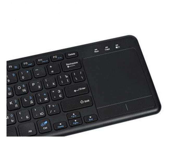 Клавіатура 2E KT100 Touch Wireless Black (2E-KT100WB)