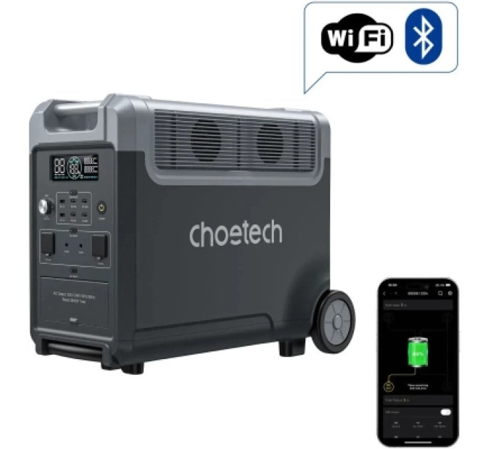 Choetech Зарядна станція Choetech 3600W 3848Wh (BS066-BQB)