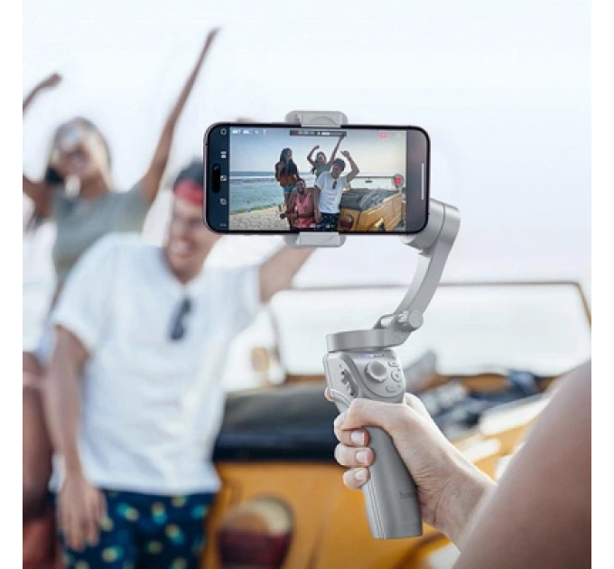 HOCO Стедікам HOCO K24 Support 3-axis smart gimbal Gray (6942007635547)