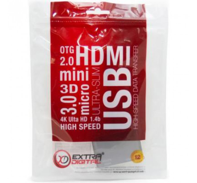 Перехідник Type-C to HDMI / VGA Extradigital (KBV1743)