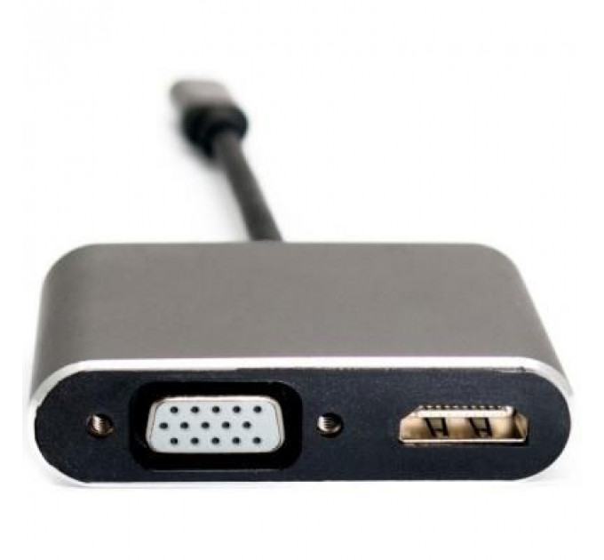 Перехідник Type-C to HDMI / VGA Extradigital (KBV1743)