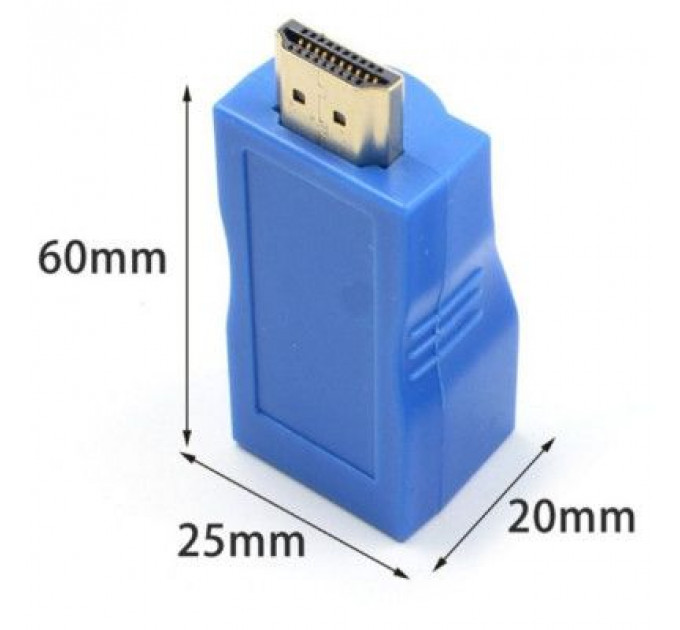 Перехідник HDMI к кабелю RJ45 (Patch Cord) 30m Extradigital (KBH1754)