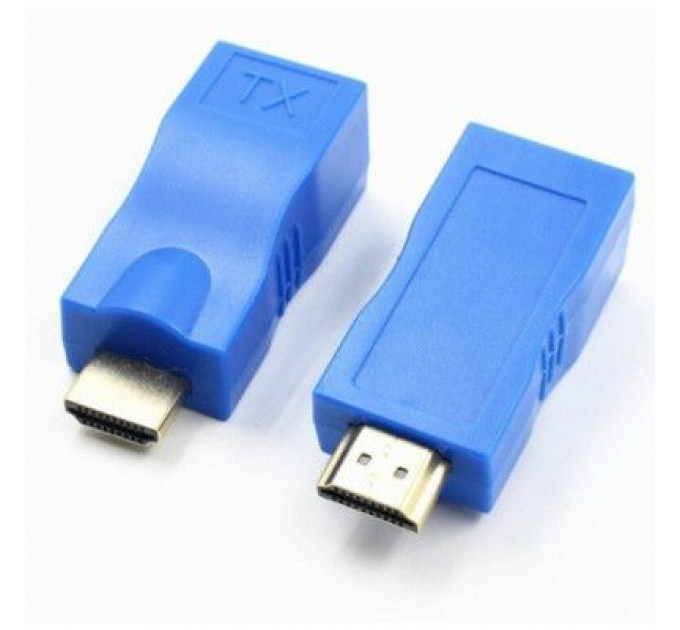 Перехідник HDMI к кабелю RJ45 (Patch Cord) 30m Extradigital (KBH1754)