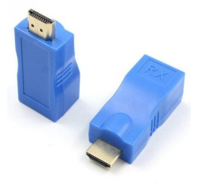 Перехідник HDMI к кабелю RJ45 (Patch Cord) 30m Extradigital (KBH1754)