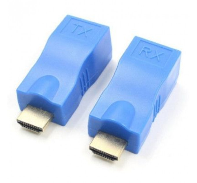Перехідник HDMI к кабелю RJ45 (Patch Cord) 30m Extradigital (KBH1754)