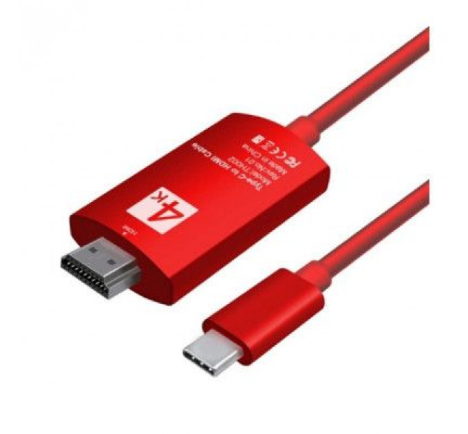Перехідник Type C to HDMI, 2m, 4K, 30HZ Extradigital (KBH1751)