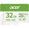 Acer Карта пам'яті Acer 32GB microSD MSC100 /U1/ V10/A1 Read 100MB/s / Write 10MB/s (BL.9BWWA.335)