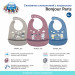 Canpol babies Слинявчик Canpol babies Bonjour Paris силіконовий з кишенькою синій (74/027_blu)