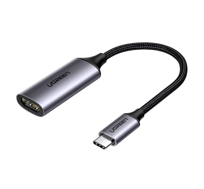 Ugreen Перехідник USB2.0 Type C to HDMI V2.0 4K60Hz 10cm CM297 gray Ugreen (70444)