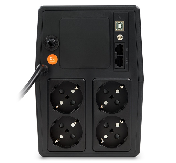 nJoy Джерело безперебійного живлення NJOY Horus Plus 1000 (PWUP-LI100H1-AZ01B), Lin.int., AVR, 4 x евро, USB, LCD, пластик