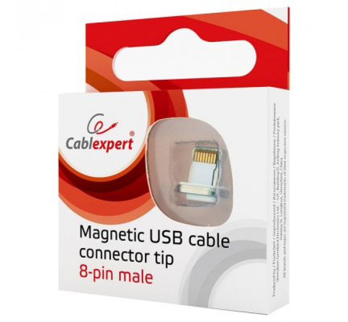 Перехідник magnetic Lightning connector Cablexpert (CC-USB2-AMLM-8P)