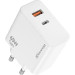 Grand-X Зарядний пристрій Grand-X 1xUSB-C + 1xUSB 65W PD3.0 QC4.0 AFC SCP FCP white (CH-960W)