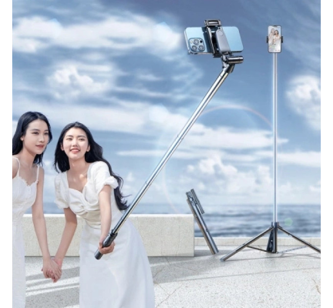 RTAKO Монопод для селфі RTAKO трипод ZP220 Pro Ultra-Wide Angle Selfie Stick Black (6942063213376)
