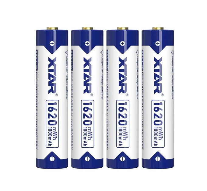 XTAR Акумулятор XTAR AAA/LR03 Li-ion 1000 mAh 4 шт.