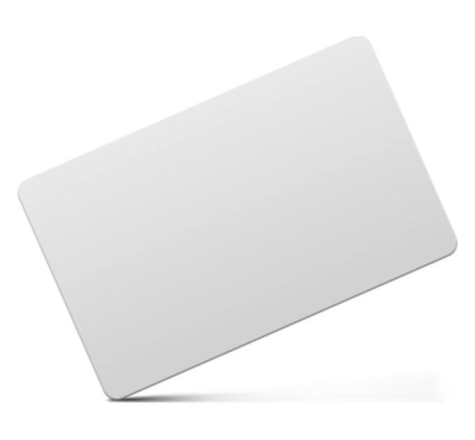 Voltronic Безконтактна картка Voltronic MIFARE, 13.56MHz, 1K, товщина 0.8mm, white (1K ISO)